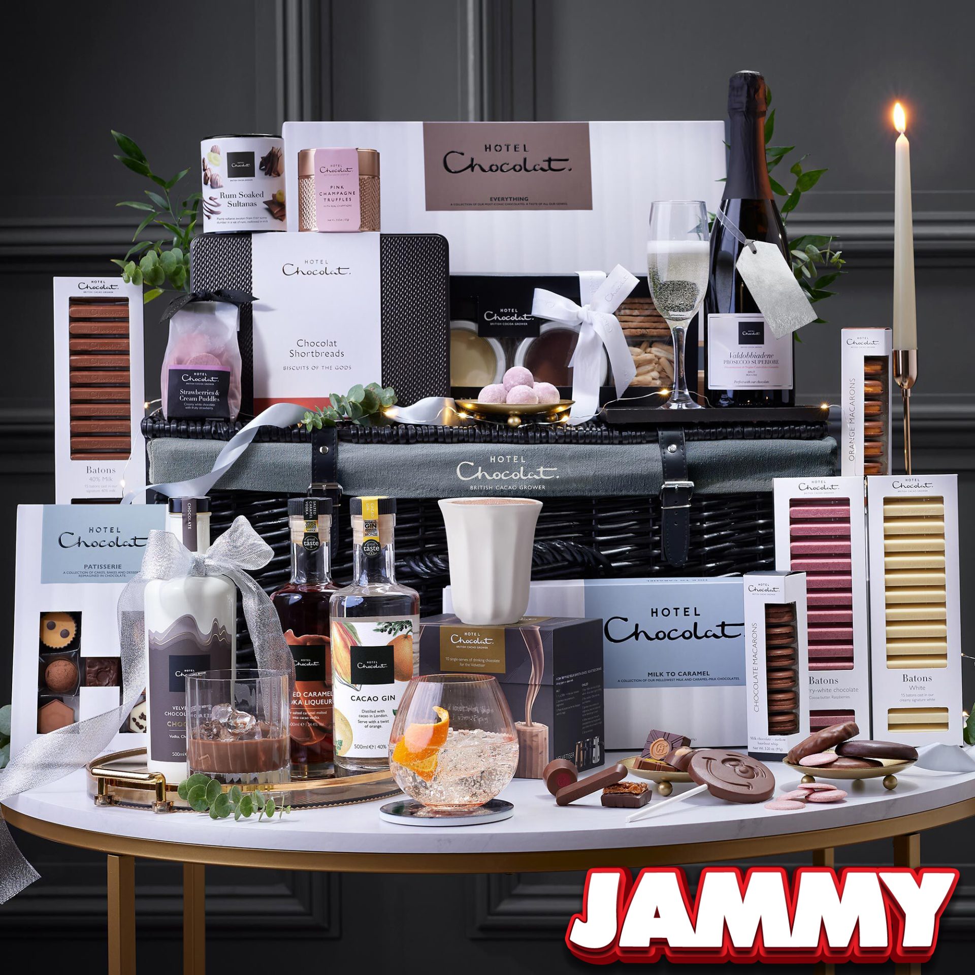 HOTEL CHOCOLAT'S CHOCOLATE FESTIVE FEAST HAMPER or £325 CASH!