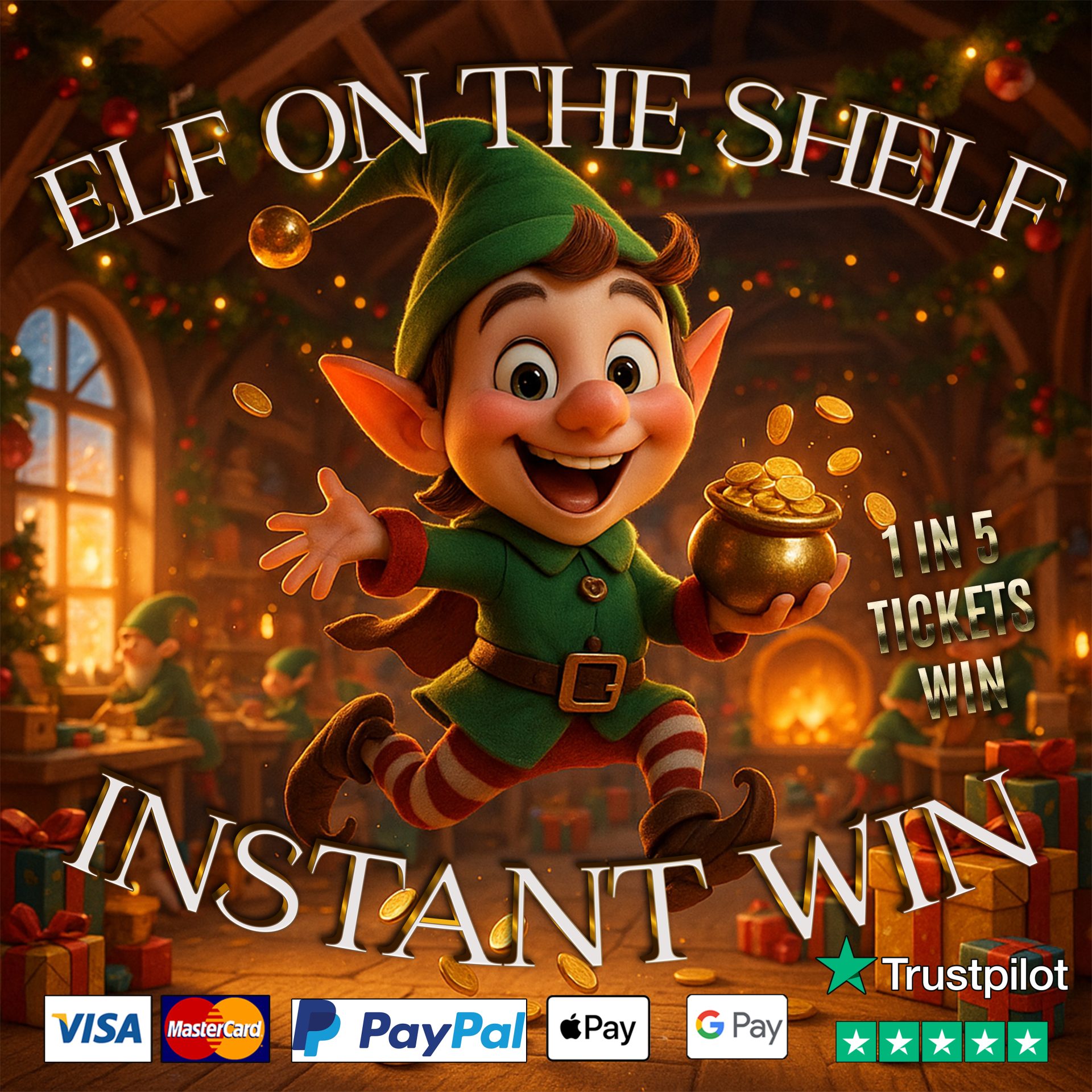 THE ELF ON THE SHELF INSTANT WIN!