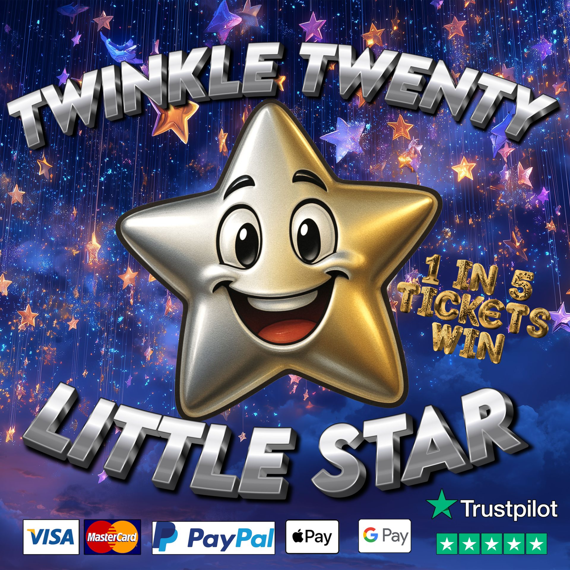 TWINKLE TWENTY LITTLE STAR
