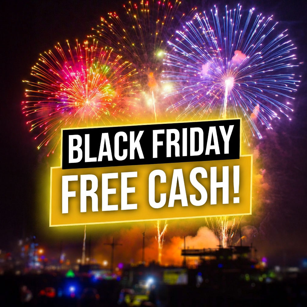 BLACK FRIDAY FREE CASH DRAW!