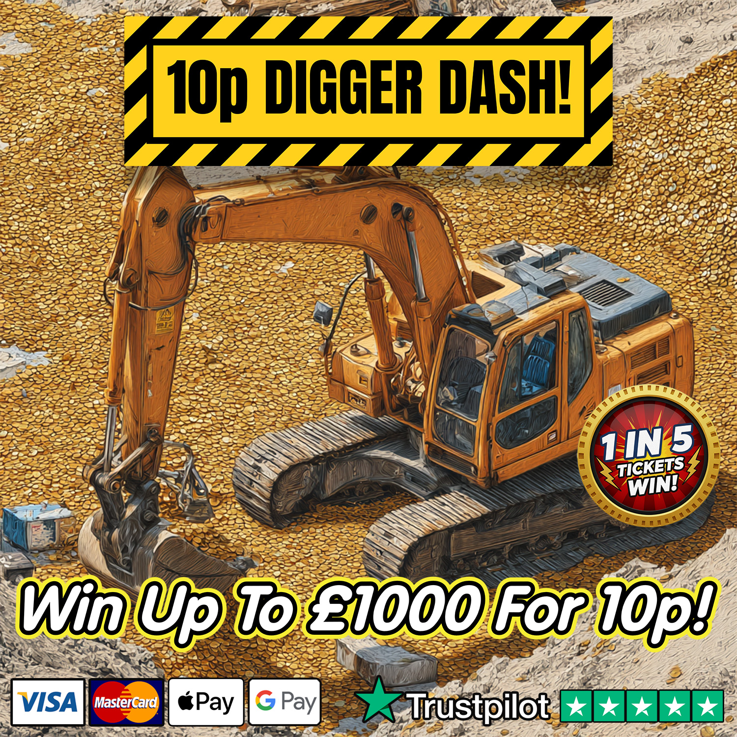 🚧10p Digger Dash! 🚧