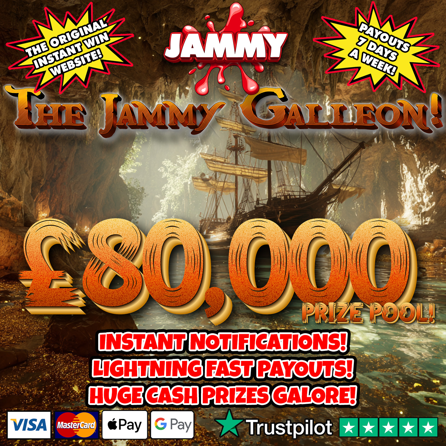 🏴☠️THE JAMMY GALLEON!🏴☠️