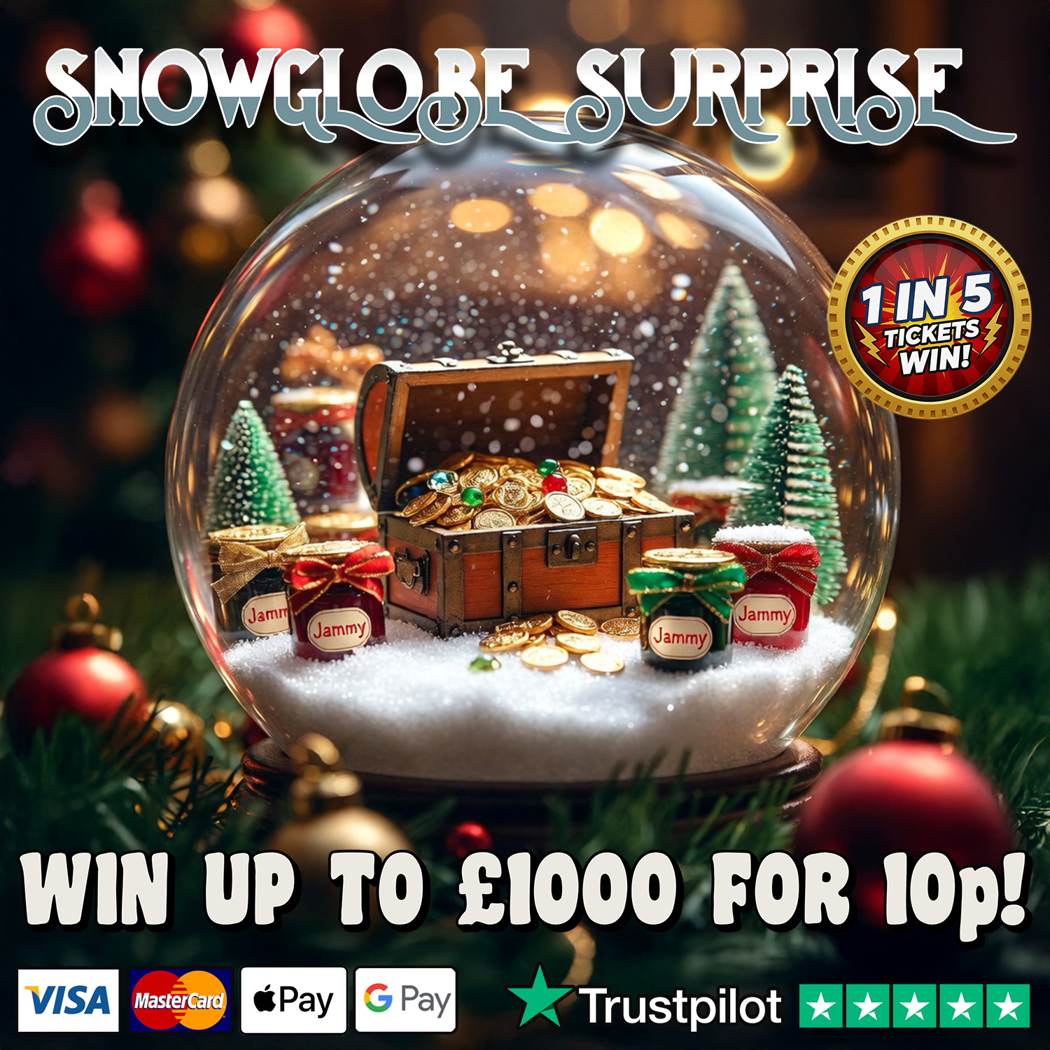 🌨️SNOWGLOBE SURPRISE!🌨️