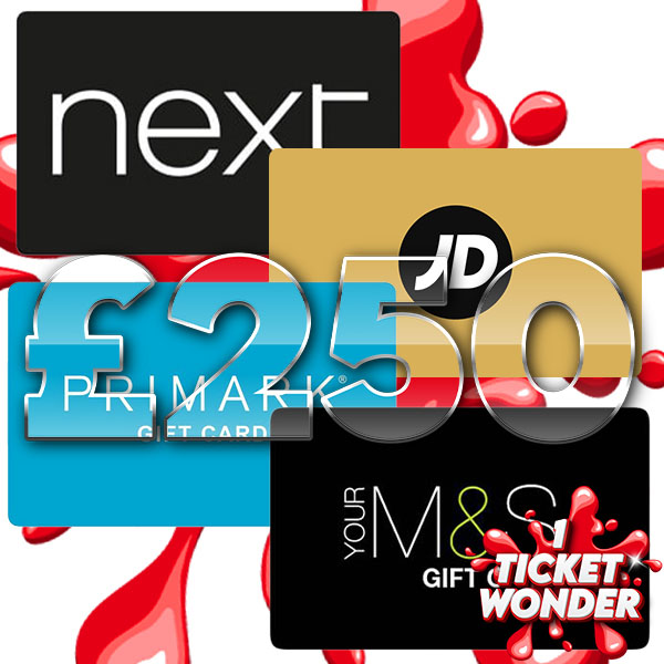 £250 NEXT OR M&S OR JD OR PRIMARK GIFT CARD!