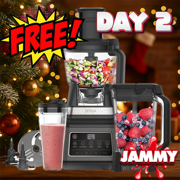 JAMMY DAYS OF CHRISTMAS DAY 2 - THE NINJA 3 IN 1 BLENDER!