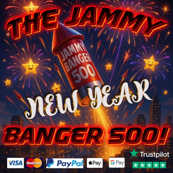 THE JAMMY NEW YEAR BANGER 500!