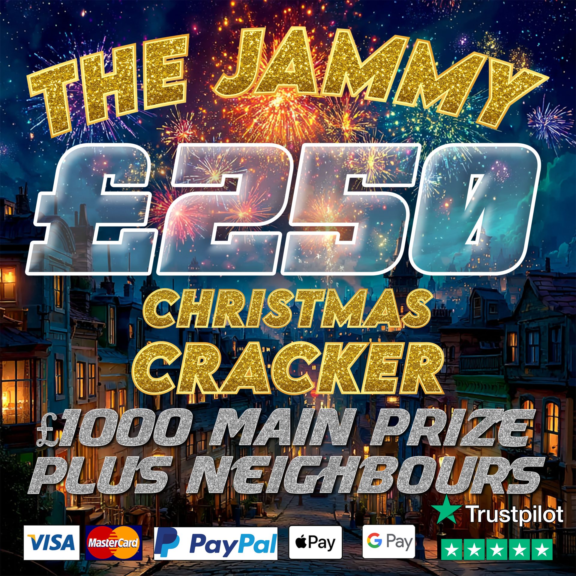 THE JAMMY 250 CHRISTMAS CRACKER!