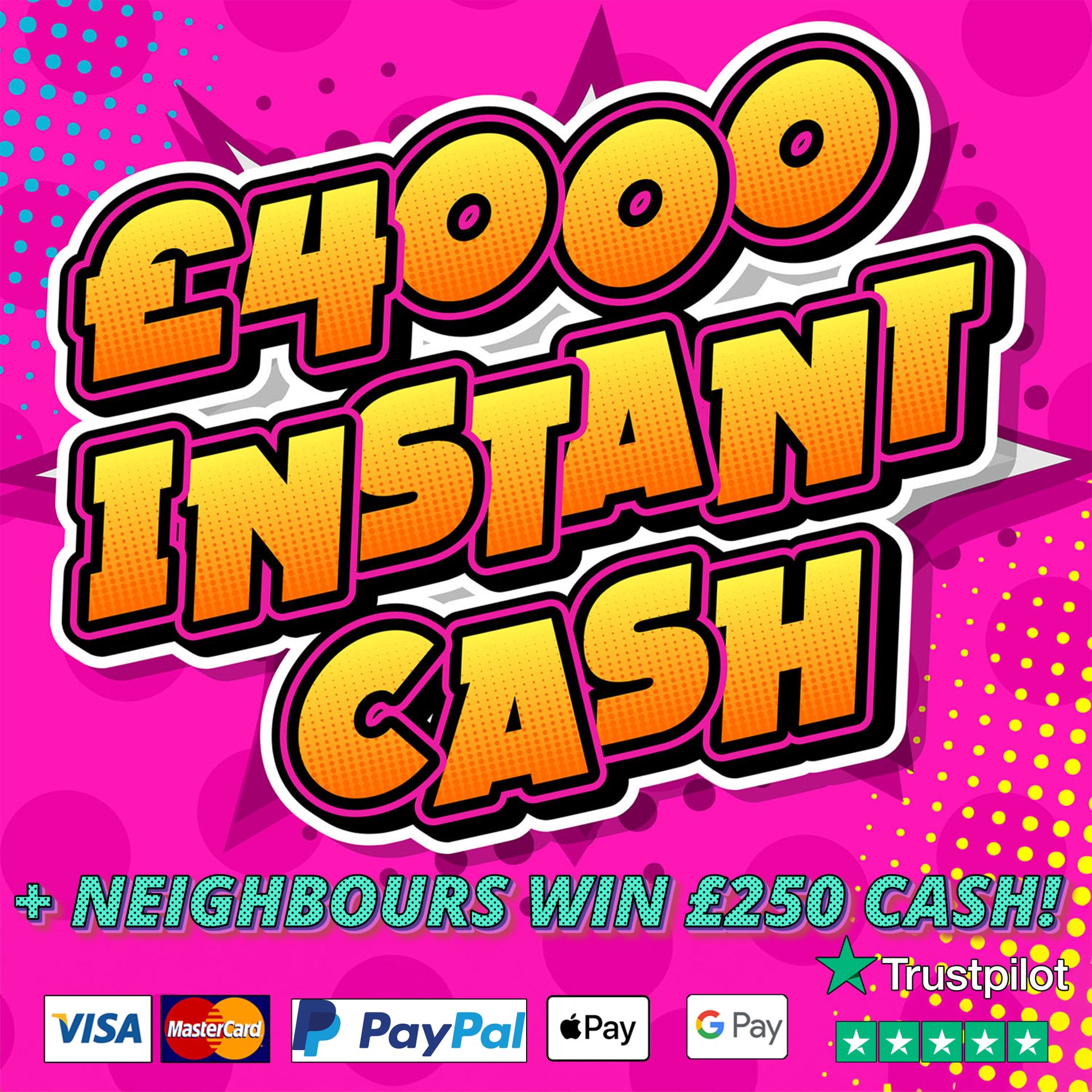 £4000 CASH FOR 10p & NEIGHBOURS!