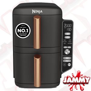 NINJA DOUBLE STACK AIR FRYER or £260 CASH!