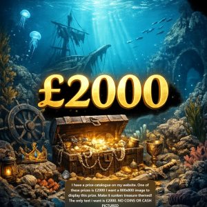 £2000 Cash - You Found The Treasure Chest!