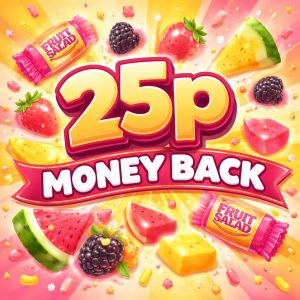 25p - Money Back!