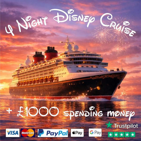 4 NIGHT DISNEY CRUISE or £6000 CASH!