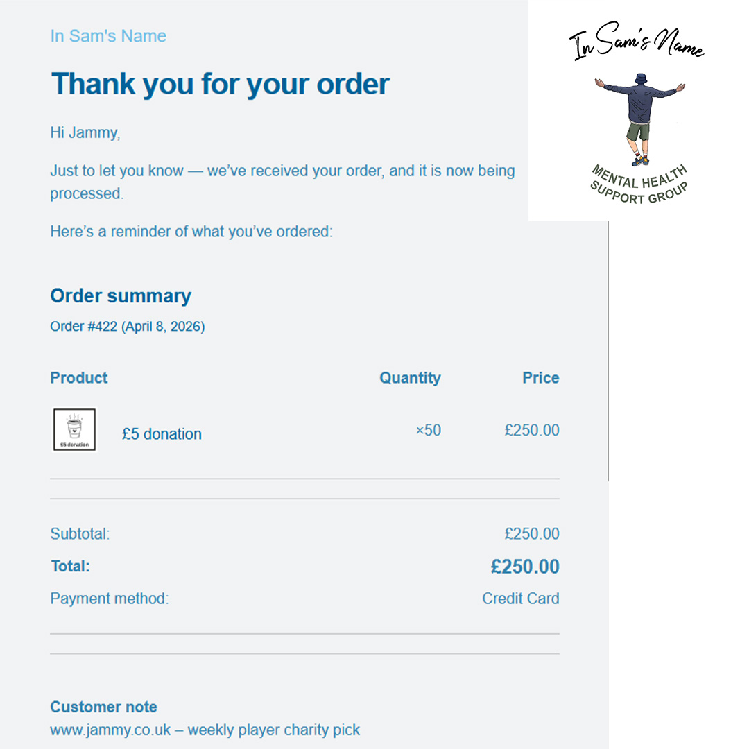 Donation to In Sam's Name