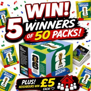 🎁FREE 50 PACK WORLD CUP STICKERS - 5 WINNERS! ⚽