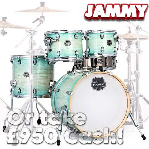 MAPEX ARMORY ULTRAMARINE 5-PIECE DRUM KIT or £950 CASH!