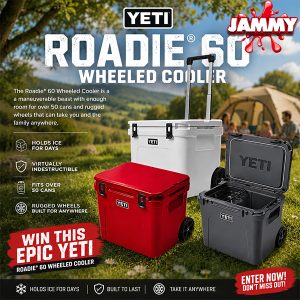 YETI ROADIE 60 WHEELED COOL BOX or £475 CASH!
