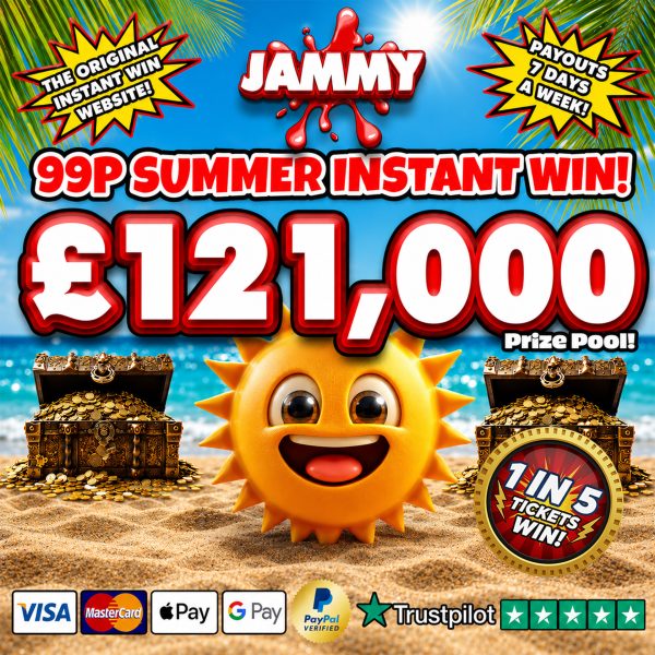 ☀️SUMMER £121,000 INSTANT WIN!☀️