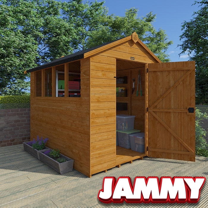 10x6 APEX GARDEN SHED OR £750 CASH!