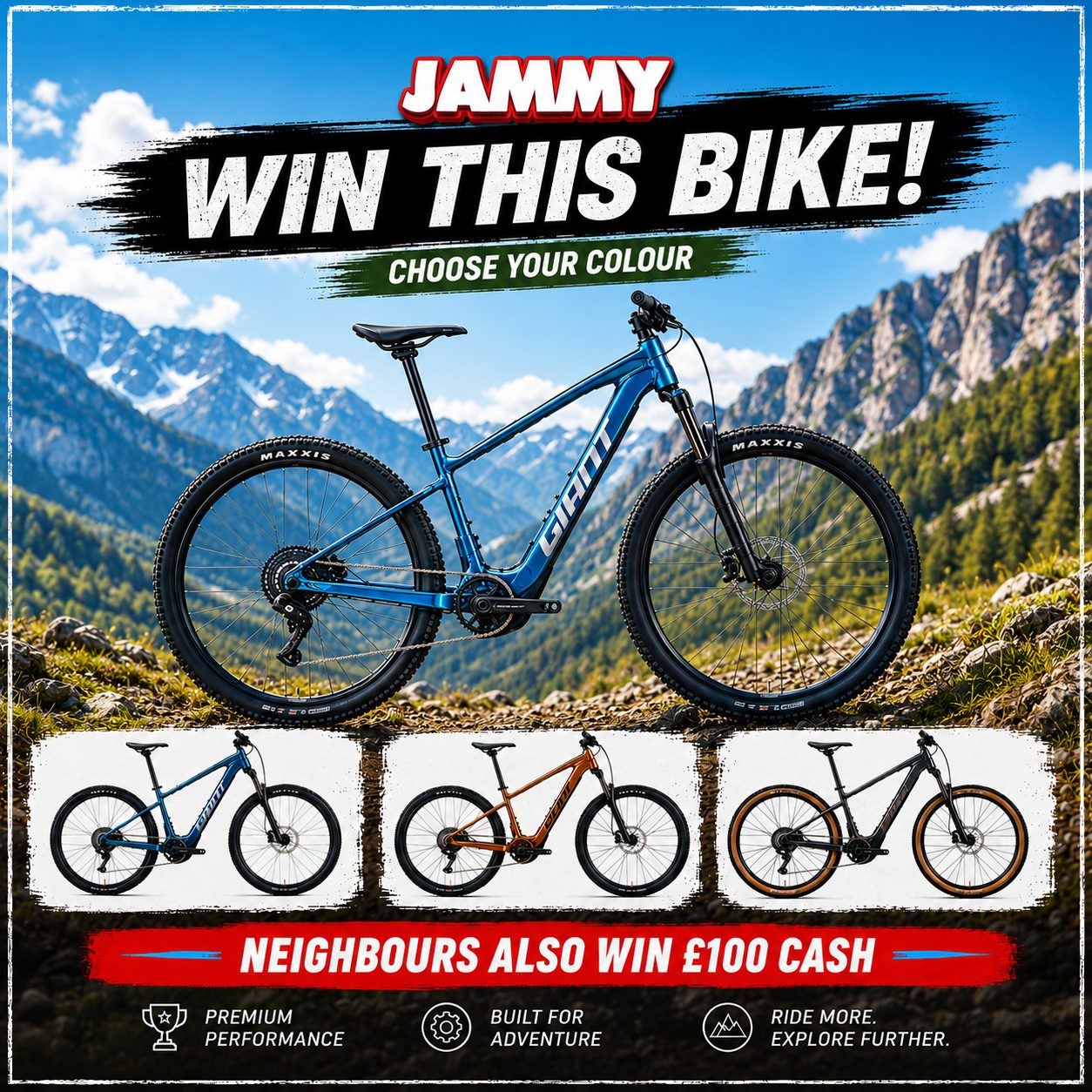 GIANT TALON E+ ELECTRIC BIKE or £2250 CASH!