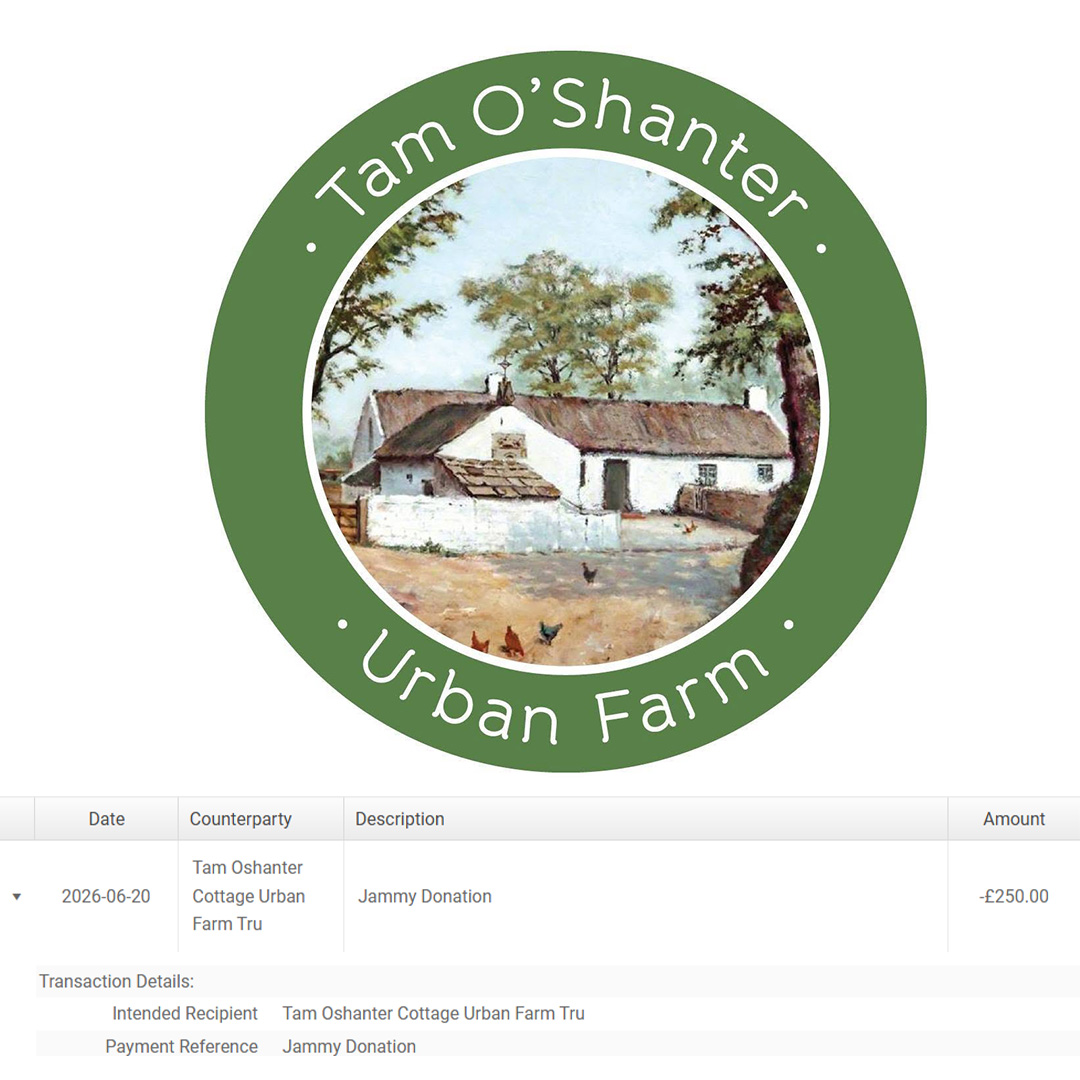Donation to Tam O'shanter Urban Farm