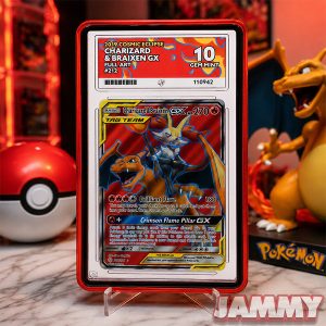 CHARIZARD & BRAIXEN GX GRADED POKEMON CARD or £250 CASH!
