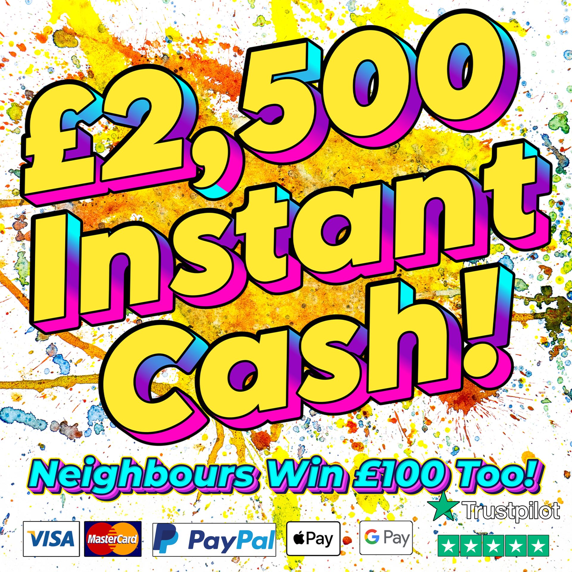π Β£2500 INSTANT CASH FOR 1p π