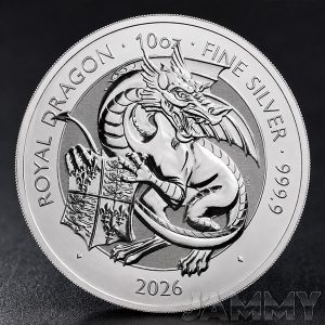 ROYAL MINT 10oz SILVER BULLION COIN or £670 INSTANT CASH!