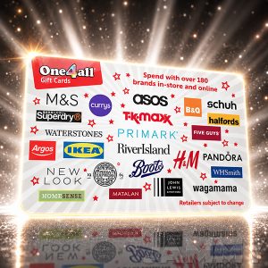 £250 ONE4ALL GIFT CARD or £250 CASH!