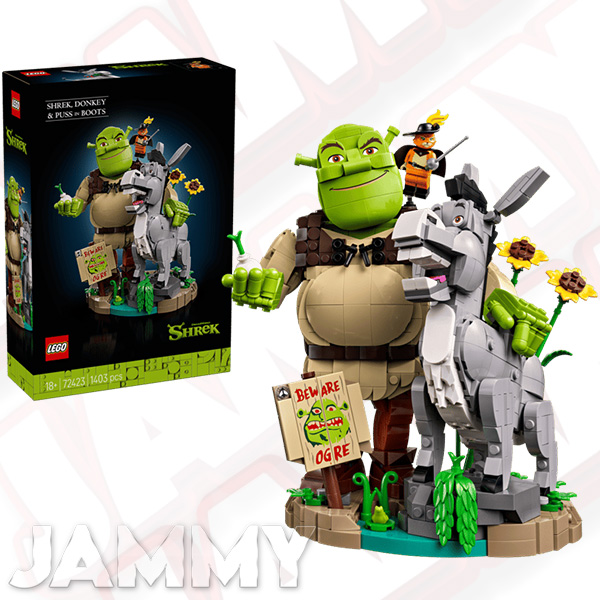 LEGO SHREK, DONKEY & PUSS or £110 CASH!