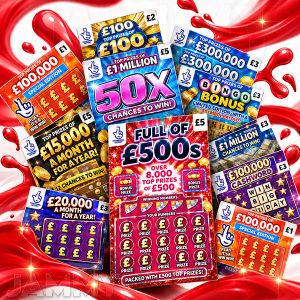 £100 SCRATCH CARD BUNDLE!