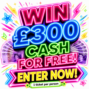 JAMMY FREE COMPETITION - £300 INSTANT CASH!