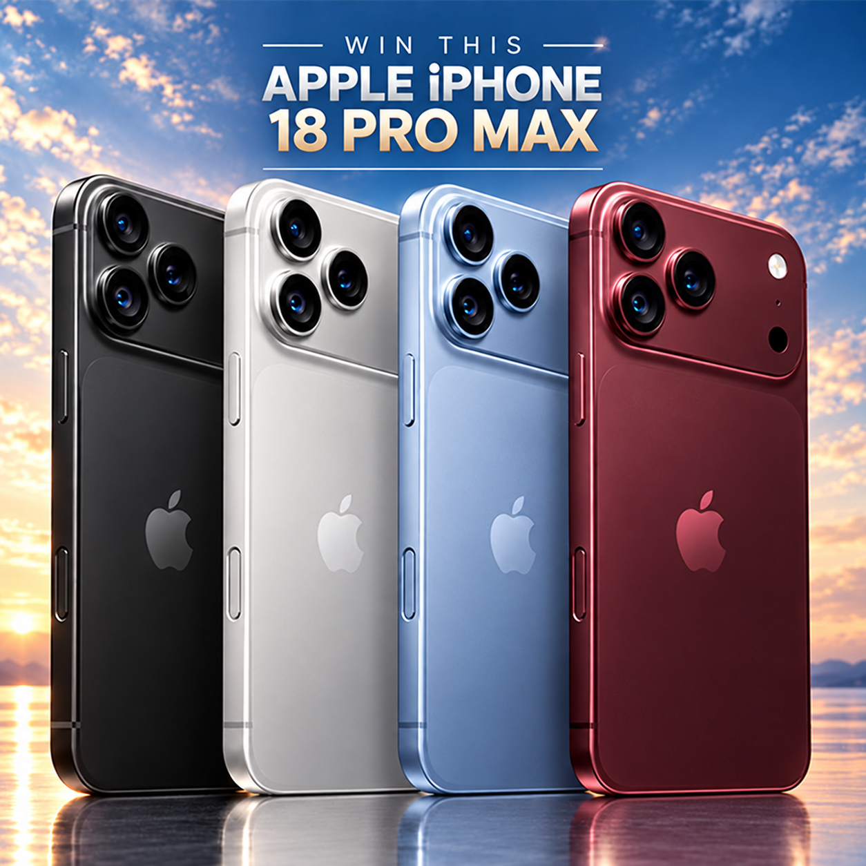 THE BRAND NEW APPLE IPHONE 18 PRO MAX or £1300 CASH!
