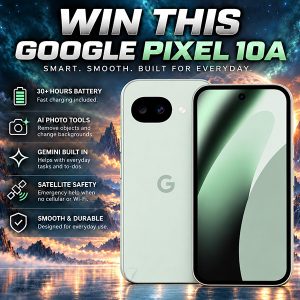 GOOGLE PIXEL 10a SMART PHONE or £500 CASH!