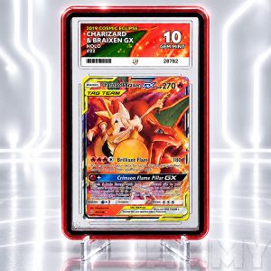 CHARIZARD & BRAIXEN GX GRADED POKEMON CARD or £120 CASH!