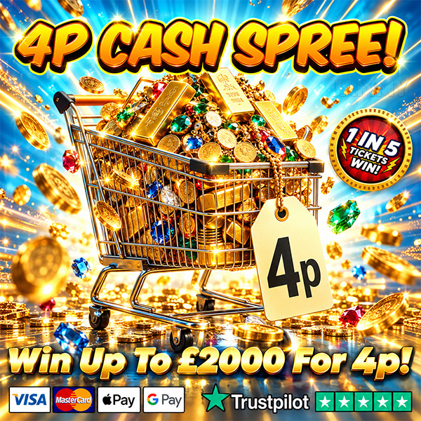 🛒 4P CASH SPREE! 🛒