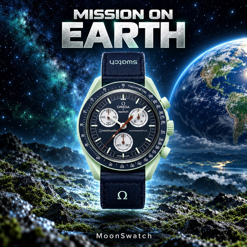 OMEGA X SWATCH MOONSWATCH – MISSION ON EARTH