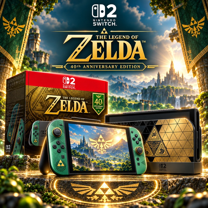 NINTENDO SWITCH 2 ZELDA LTD EDITION!